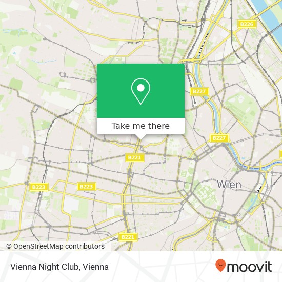 Vienna Night Club map