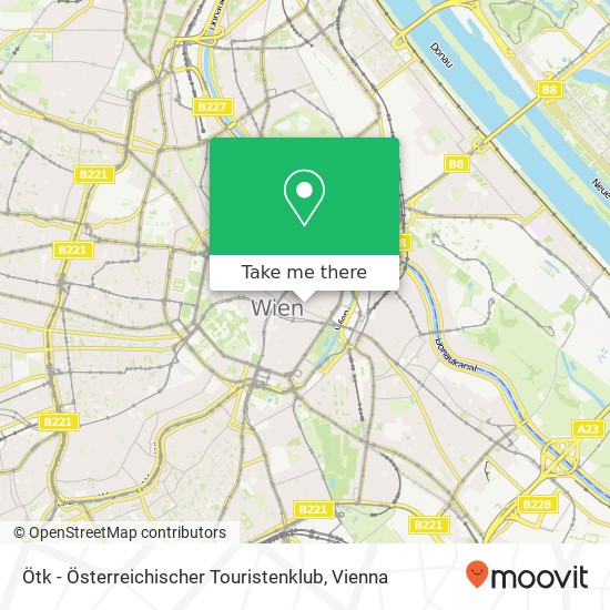 Ötk - Österreichischer Touristenklub map