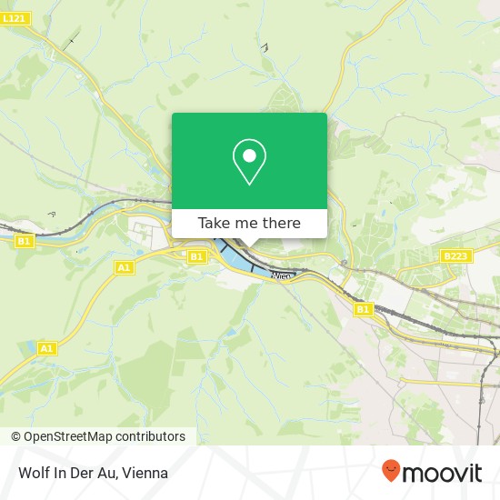 Wolf In Der Au map