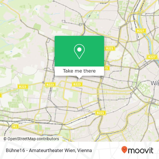 Bühne16 - Amateurtheater Wien map