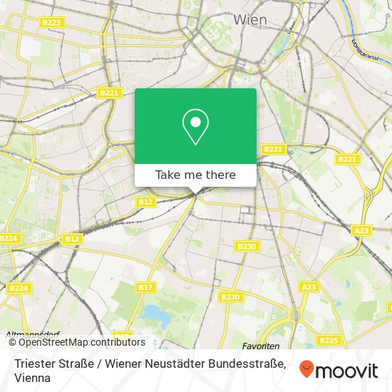 Triester Straße / Wiener Neustädter Bundesstraße map