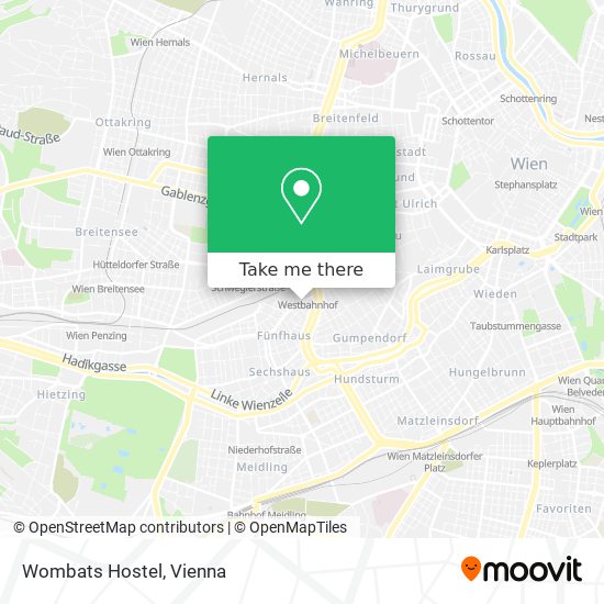 Wombats Hostel map