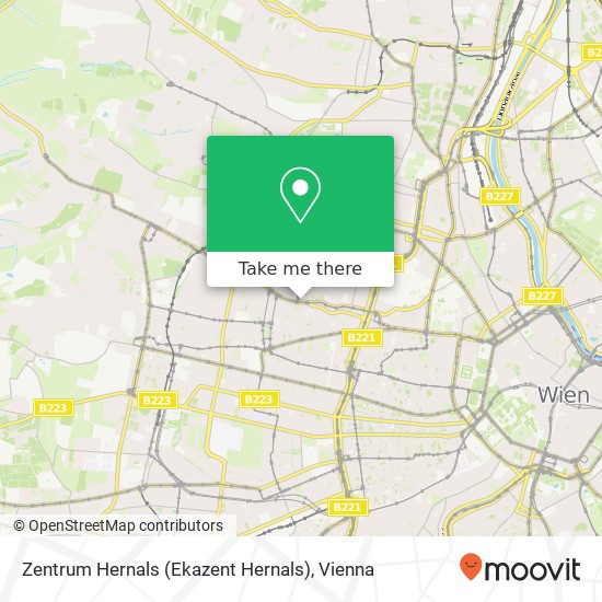 Zentrum Hernals (Ekazent Hernals) map