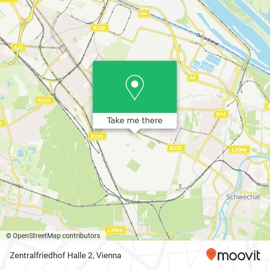 Zentralfriedhof Halle 2 map