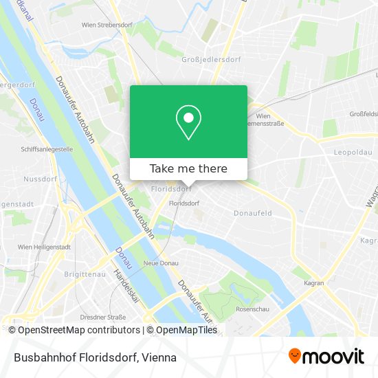 Busbahnhof Floridsdorf map