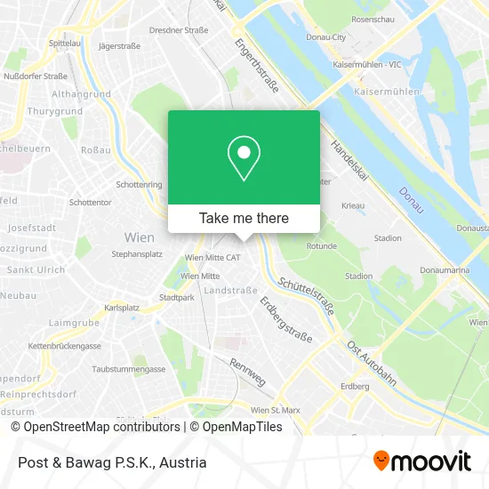 Post & Bawag P.S.K. map