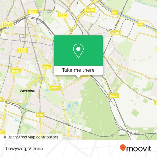 Löwyweg map