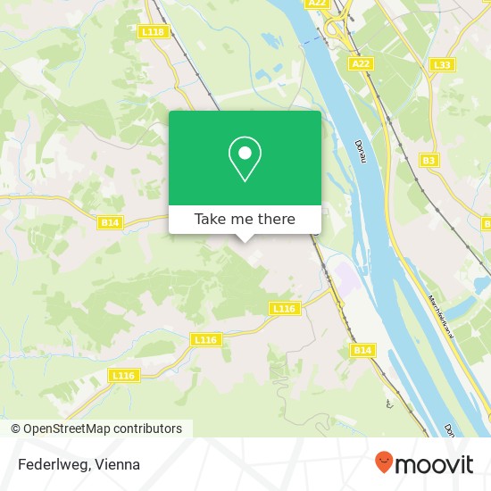 Federlweg map