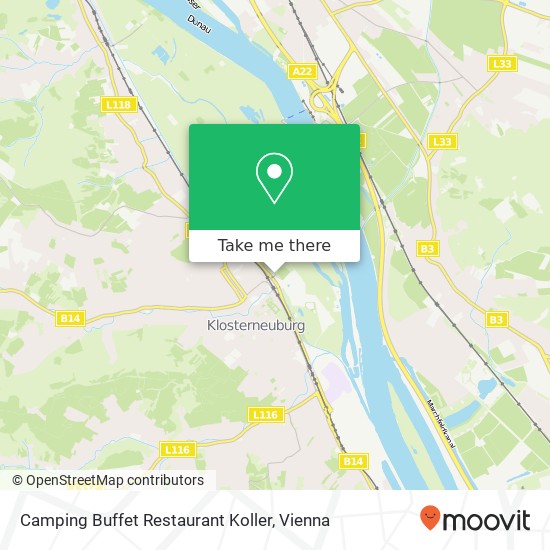 Camping Buffet Restaurant Koller map