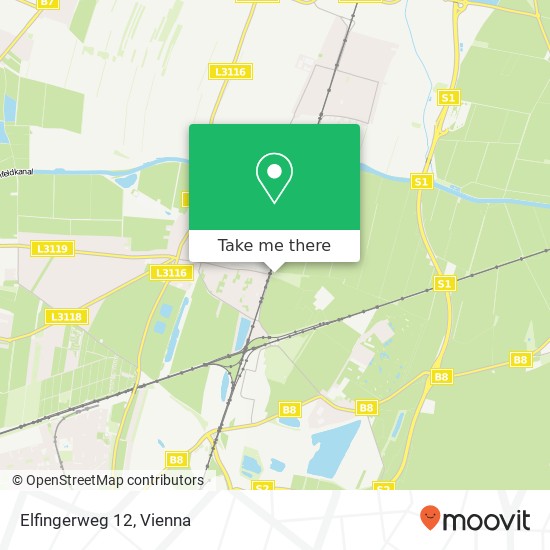 Elfingerweg 12 map
