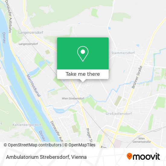 Ambulatorium Strebersdorf map