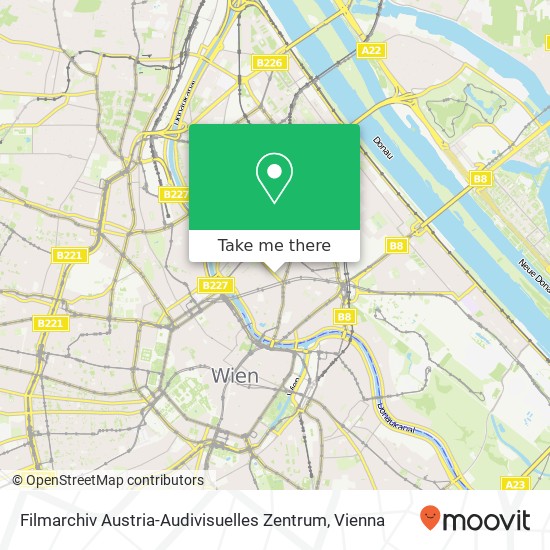 Filmarchiv Austria-Audivisuelles Zentrum map