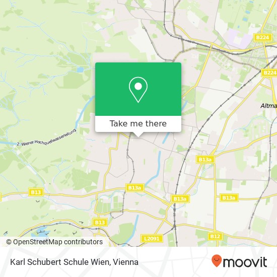 Karl Schubert Schule Wien map