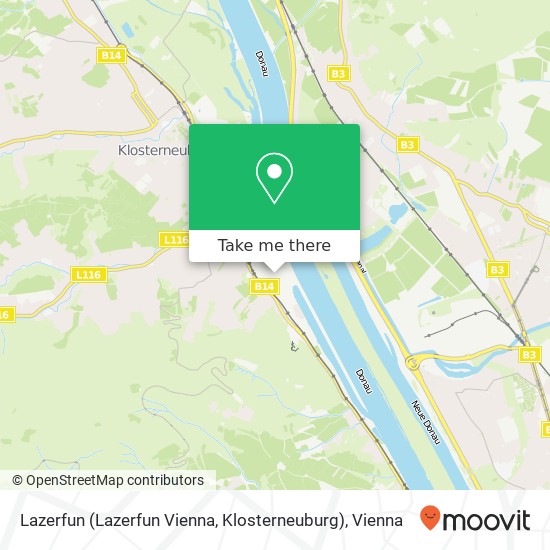 Lazerfun (Lazerfun Vienna, Klosterneuburg) map