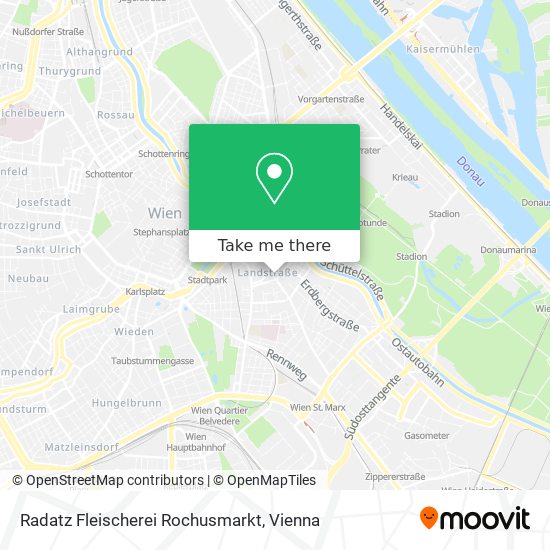 Radatz Fleischerei Rochusmarkt map
