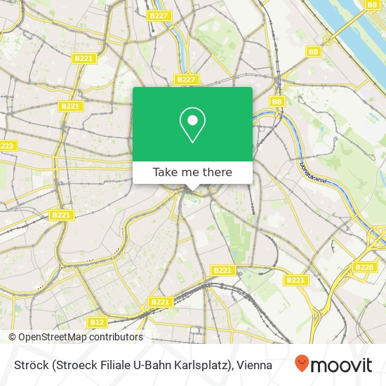 Ströck (Stroeck Filiale U-Bahn Karlsplatz) map