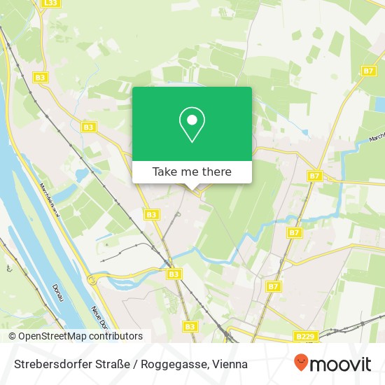 Strebersdorfer Straße / Roggegasse map