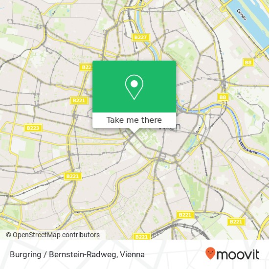 Burgring / Bernstein-Radweg map