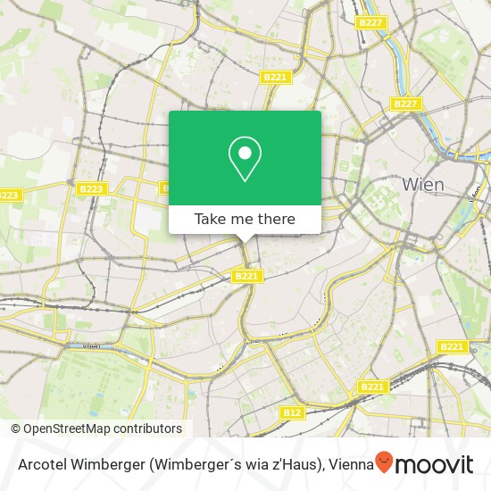 Arcotel Wimberger (Wimberger´s wia z'Haus) map