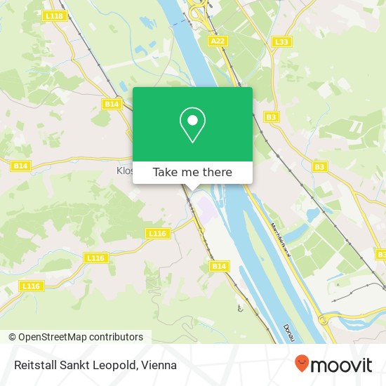 Reitstall Sankt Leopold map