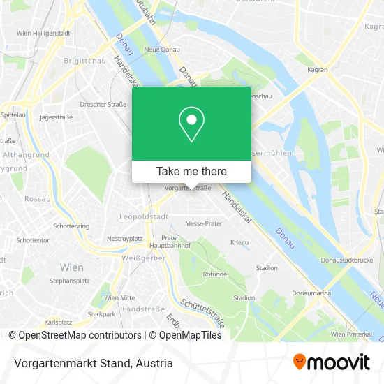 Vorgartenmarkt Stand map