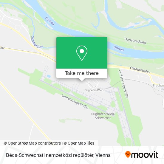 Bécs-Schwechati nemzetközi repülőtér map