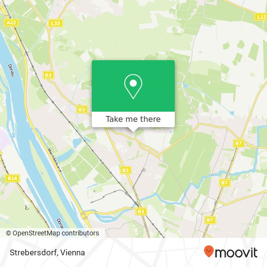 Strebersdorf map