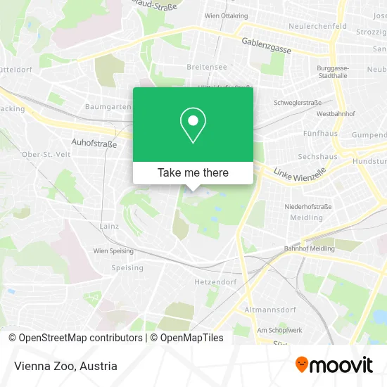 Vienna Zoo map