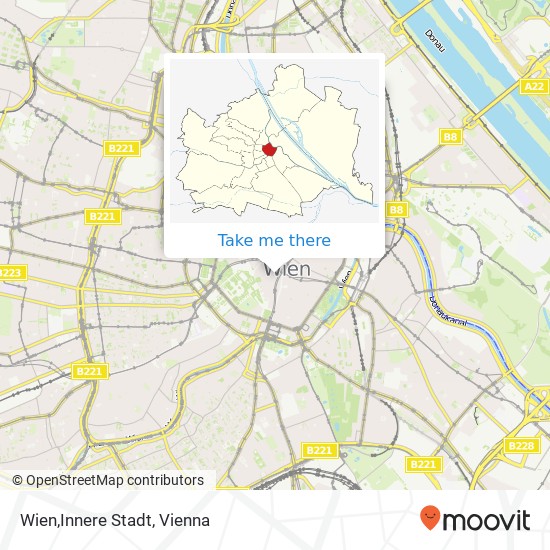 Wien,Innere Stadt map