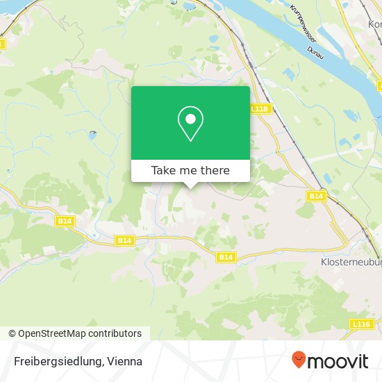Freibergsiedlung map