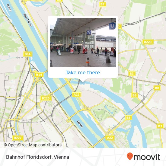 Bahnhof Floridsdorf map