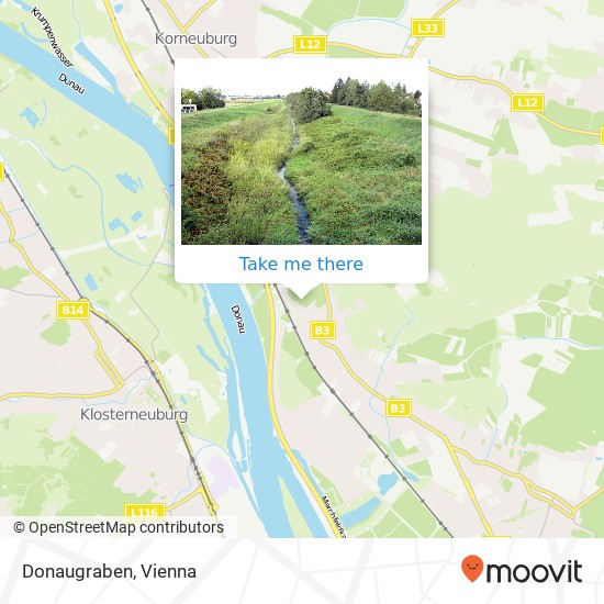 Donaugraben map