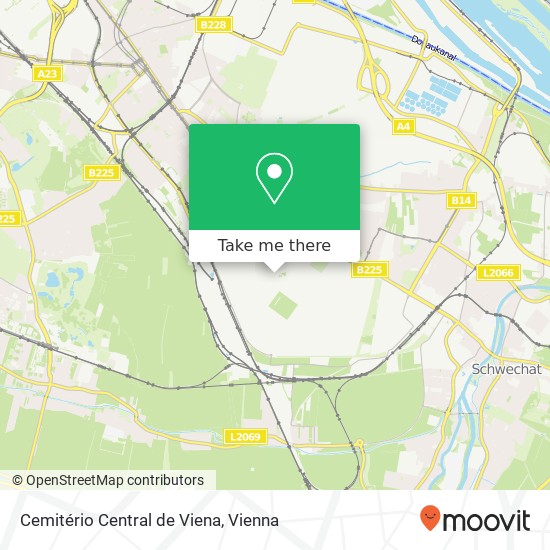 Cemitério Central de Viena map