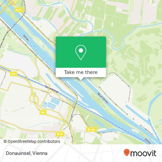 Donauinsel map