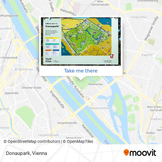 Donaupark map