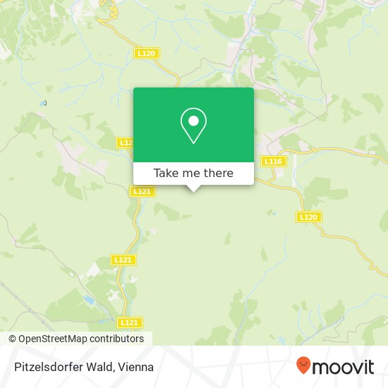 Pitzelsdorfer Wald map