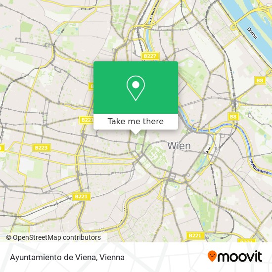 Ayuntamiento de Viena map