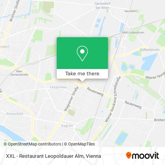 XXL - Restaurant Leopoldauer Alm map