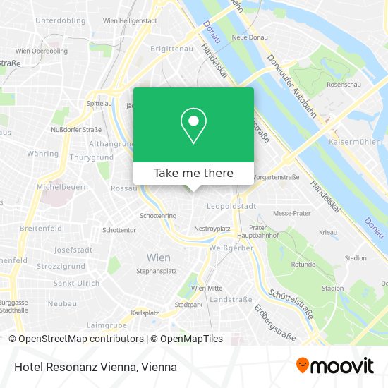 Hotel Resonanz Vienna map