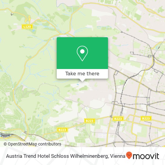 Austria Trend Hotel Schloss Wilhelminenberg map