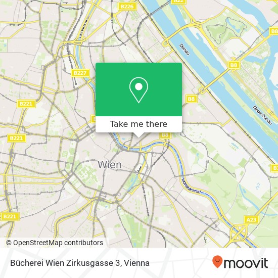 Bücherei Wien Zirkusgasse 3 map