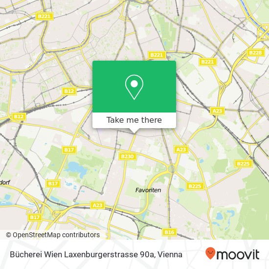 Bücherei Wien Laxenburgerstrasse 90a map