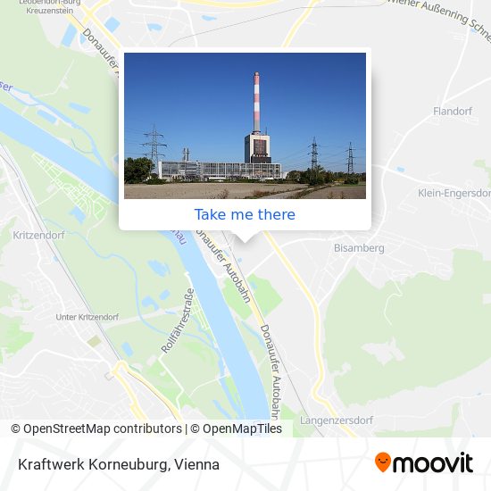 Kraftwerk Korneuburg map