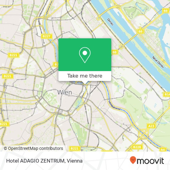 Hotel ADAGIO ZENTRUM map