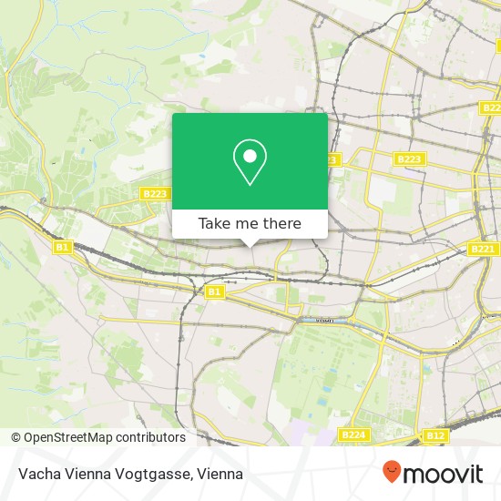Vacha Vienna Vogtgasse map