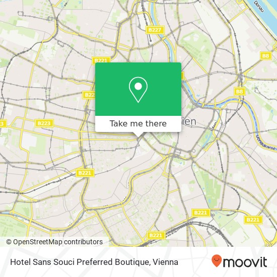 Hotel Sans Souci Preferred Boutique map