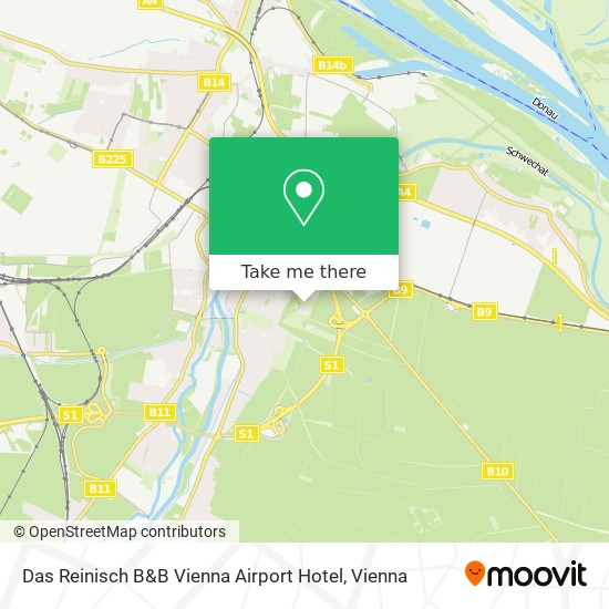 Das Reinisch B&B Vienna Airport Hotel map