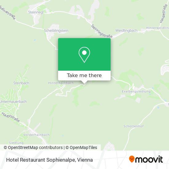 Hotel Restaurant Sophienalpe map