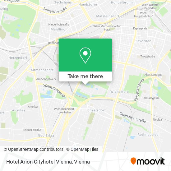 Hotel Arion Cityhotel Vienna map