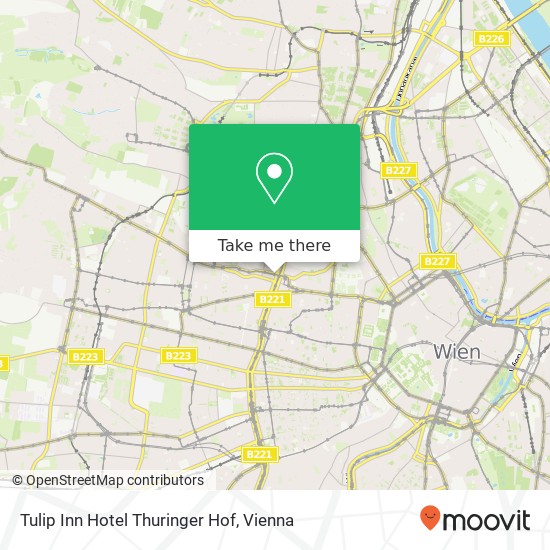 Tulip Inn Hotel Thuringer Hof map